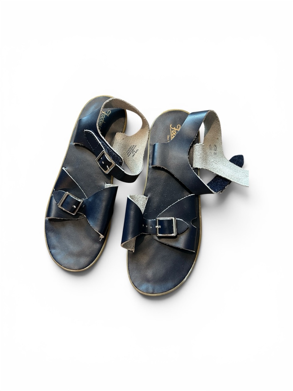 FootMates Navy Blue Kids Buckle Sandals